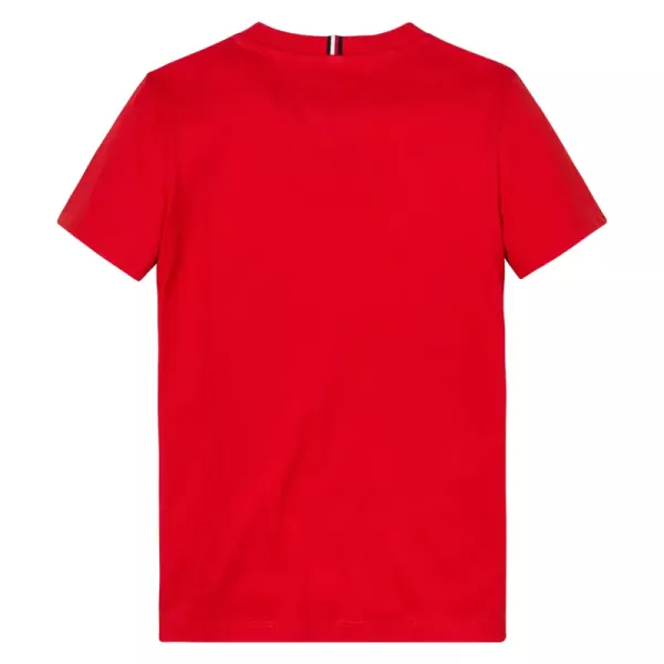 T-shirt  Tommy Hilfiger Κόκκινο Logo KB0KB08671-XND | T-shirt στο Vaptisi-online.gr