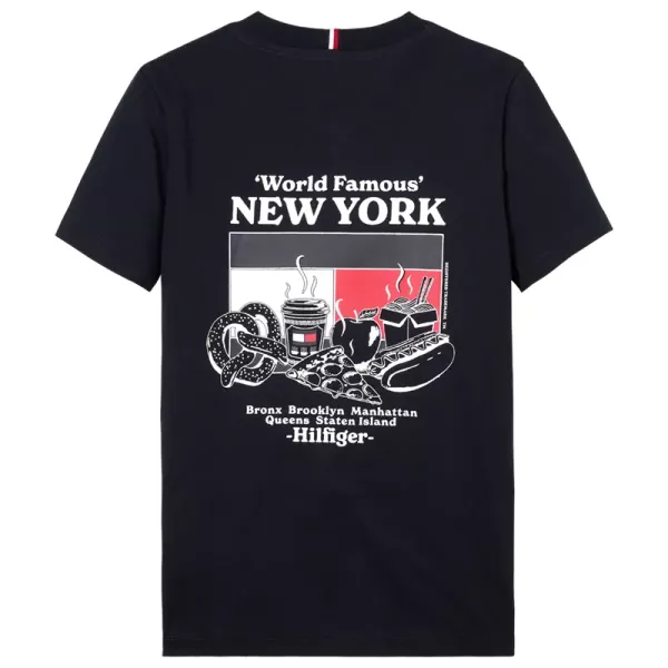 T-shirt Tommy Hilfiger Μπλε New-York KB0KB08931-DW5 | T-shirt στο Vaptisi-online.gr