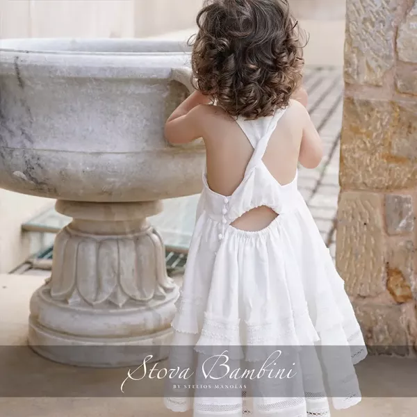Βαπτιστικό Φόρεμα G8 SS2024 by Stova Bambini | Βαπτιστικά Φορέματα στο Vaptisi-online.gr