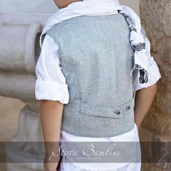 Βαπτιστικό Κοστούμι B7 SS2024 by Stova Bambini | Βαπτιστικά Κουστουμάκια στο Vaptisi-online.gr