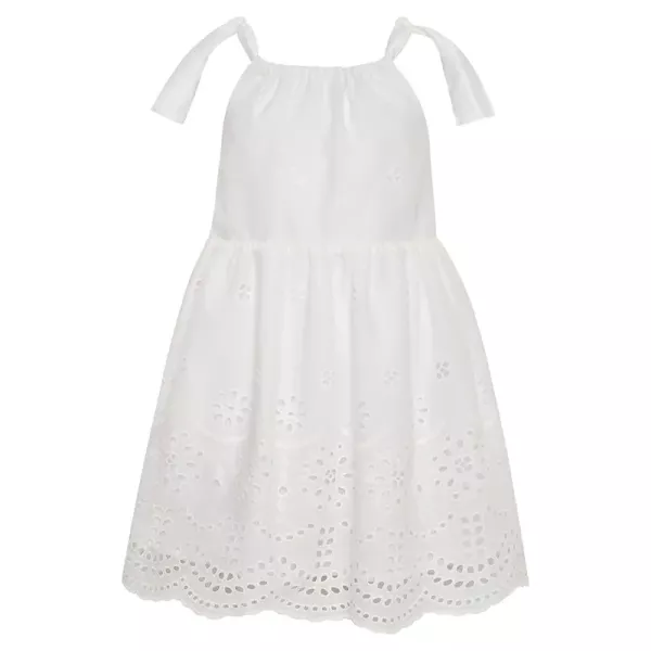 Φόρεμα Two in Castle Λευκό Fairy-Broderie T5051 | Φορέματα  στο Vaptisi-online.gr