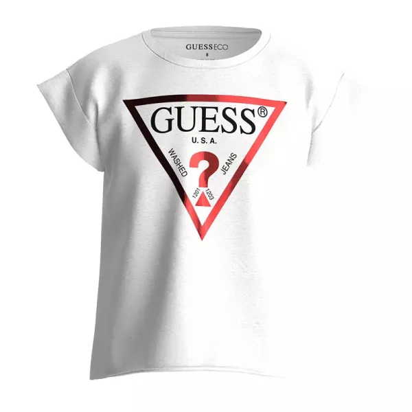 T-shirt Guess Λευκό Core J81I15J1311-TWHT | T-shirt στο Vaptisi-online.gr