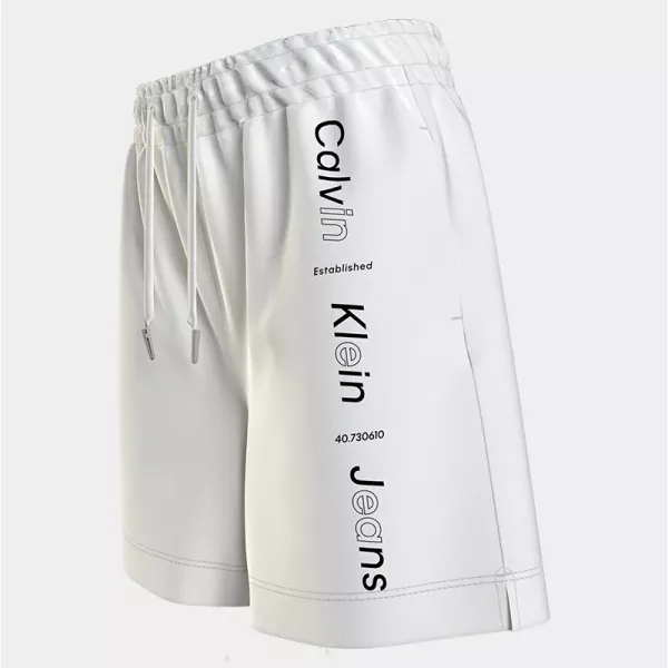 Βερμούδα Calvin Klein Jeans Λευκό IB0IB02062-YAF | Βερμούδες στο Vaptisi-online.gr