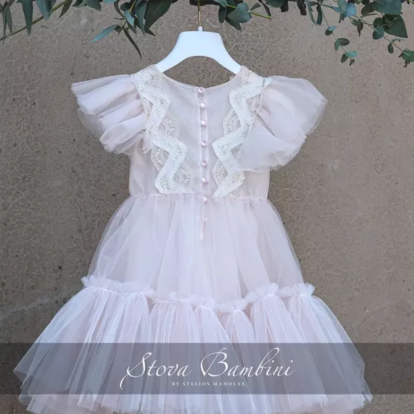 Βαπτιστικό Φόρεμα G27 SS2024 by Stova Bambini | Βαπτιστικά Φορέματα στο Vaptisi-online.gr