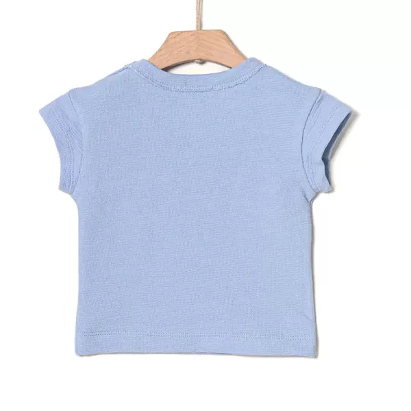 Μπλούζα Yell-oh Γαλάζια Jacquard 41091106005 | T-shirt στο Vaptisi-online.gr