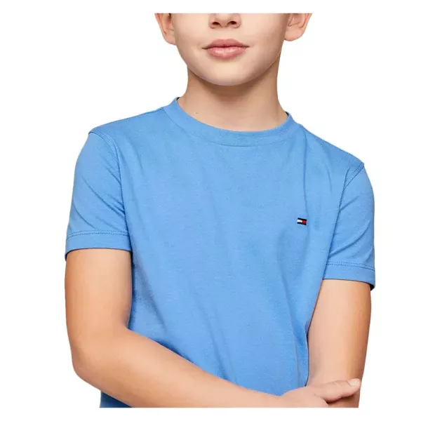 T-shirt Tommy Hilfiger Γαλάζιο  KB0KB06879-C30 | T-shirt στο Vaptisi-online.gr