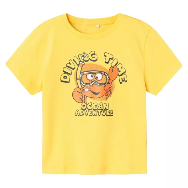 T-shirt Name it Κίτρινο Diving 13228225 | T-shirt στο Vaptisi-online.gr