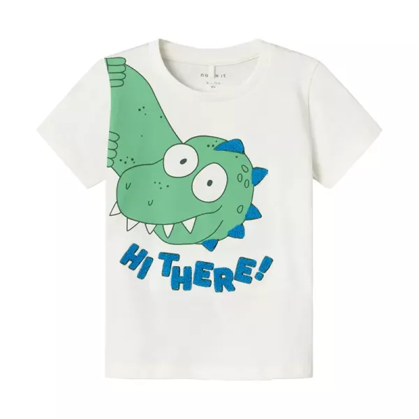 Παιδικό T-shirt Name it Εκρού Dino 13226093 | T-shirt στο Vaptisi-online.gr