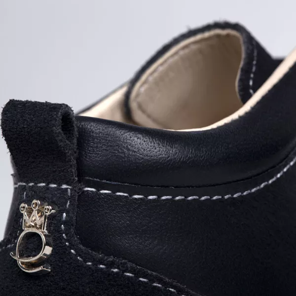 Sneakers Ferox περπατήματος δερμάτινα μπλε A2224M | Βαπτιστικά Παπουτσάκια στο Vaptisi-online.gr