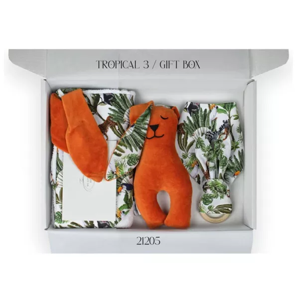 Tropical Gift Box My Little Kiss Πορτοκαλί Tropical 21205 | Φροντίδα & Δώρα στο Vaptisi-online.gr