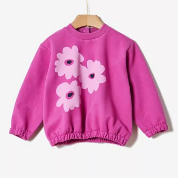 Μπλούζα Yell-oh Ροζ Flowers 41180435039 | Φόρμες & Σετάκια στο Vaptisi-online.gr