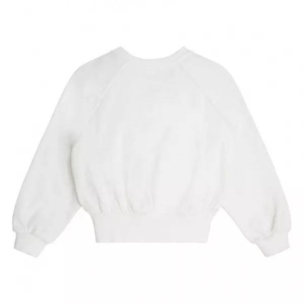 Μπλούζα Φούτερ Guess Λευκή Embroidery J2BQ09KBEW0-G018 | Μπλούζες  στο Vaptisi-online.gr