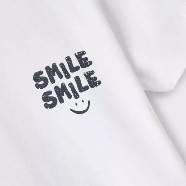 T-shirt Name it Λευκό Smile 13215226 | T-shirt στο Vaptisi-online.gr