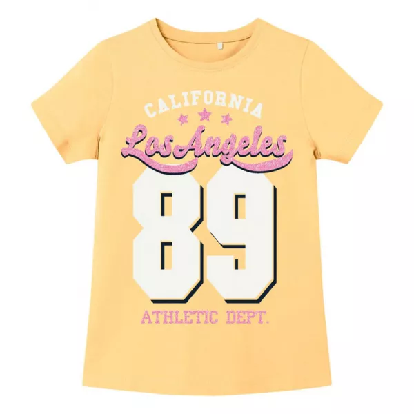 T-Shirt Name it Κίτρινο California 13202647 | T-shirt στο Vaptisi-online.gr