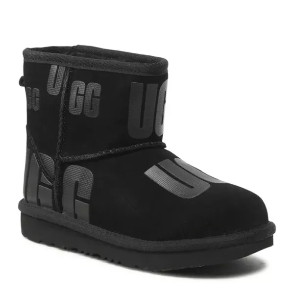 Μποτάκι Ugg Μαύρο Mini Scatter-graphic K/1134952K | Παπούτσια στο Vaptisi-online.gr