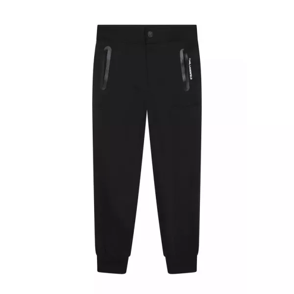 Παντελόνι Karl Lagerfeld Μαύρο Z24141 | Παντελόνια στο Vaptisi-online.gr