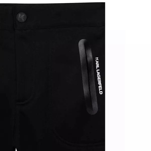 Παντελόνι Karl Lagerfeld Μαύρο Z24141 | Παντελόνια στο Vaptisi-online.gr