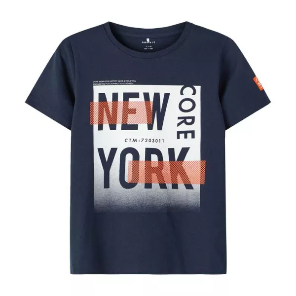 T-Shirt Name it Μπλε New-York 13213139 | T-shirt στο Vaptisi-online.gr