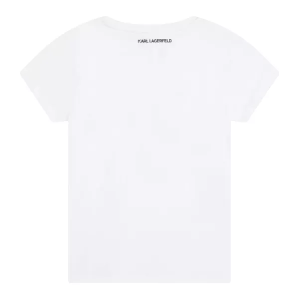 T-Shirt Karl Lagerfeld Λευκό Z15418/10P | T-shirt στο Vaptisi-online.gr